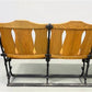 3 Vintage Wood Folding Theater Seats, Auditorium Seats, Entryway Bench, E32