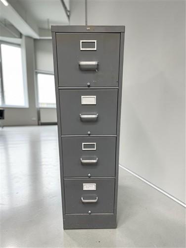 HON Filing Cabinet, Vintage Metal 4 Drawer Green File Cabinet Industrial
