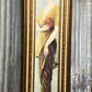 1914 Alfred Everill Orr Pabst Brewing Panama Girl Framed Yard Long Advertising B