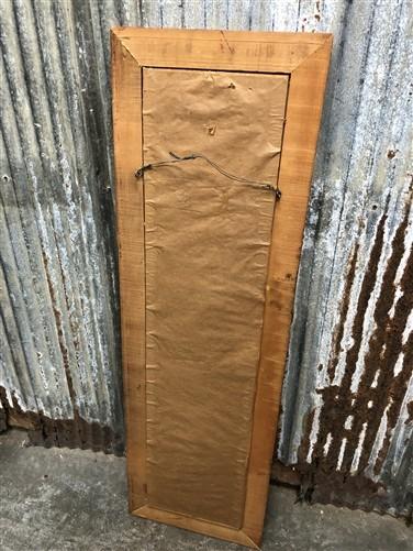 1914 Alfred Everill Orr Pabst Brewing Panama Girl Framed Yard Long Advertising B