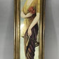 1914 Alfred Everill Orr Pabst Brewing Panama Girl Framed Yard Long Advertising A
