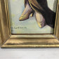 1914 Alfred Everill Orr Pabst Brewing Panama Girl Framed Yard Long Advertising A