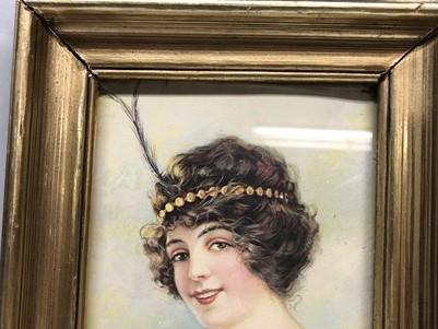 1914 Alfred Everill Orr Pabst Brewing Panama Girl Framed Yard Long Advertising A