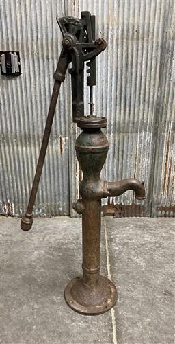 Well Water Pump, Windmill Pitcher Pump, Patel Foundry, Cast Iron Garden Art B1