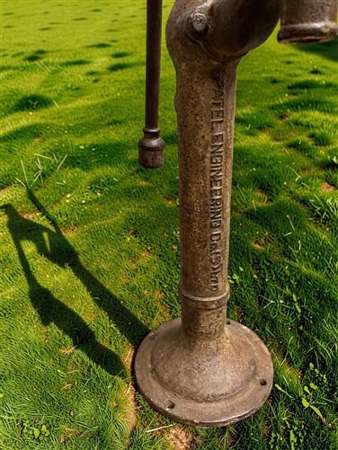 Well Water Pump, Windmill Pitcher Pump, Patel Foundry, Cast Iron Garden Art F1