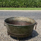 Rustic Large Metal Wash Tub Farmhouse Planter Garden Decor Galvanized Bucket, D