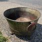 Rustic Large Metal Wash Tub Farmhouse Planter Garden Decor Galvanized Bucket, D