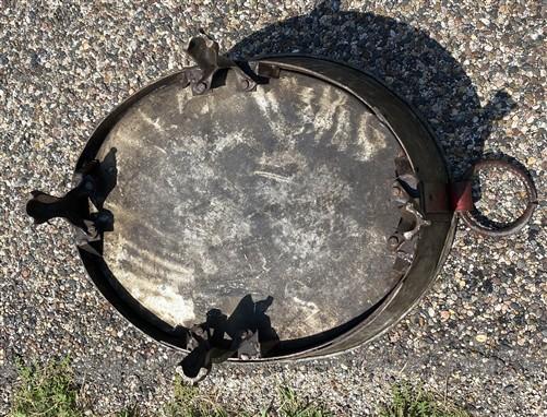 Rustic Large Metal Wash Tub Farmhouse Planter Garden Decor Galvanized Bucket, D