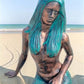 Large Mermaid Statue, Garden Decor Outdoor Nautical Ocean Sea Siren Sculpture, K
