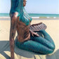 Large Mermaid Statue, Garden Decor Outdoor Nautical Ocean Sea Siren Sculpture, K