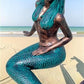 Large Mermaid Statue, Garden Decor Outdoor Nautical Ocean Sea Siren Sculpture, K