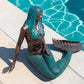 Large Mermaid Statue, Garden Decor Outdoor Nautical Ocean Sea Siren Sculpture, L