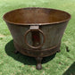 Rustic Large Metal Wash Tub Farmhouse Planter Garden Decor Galvanized Bucket, F