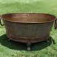 Rustic Large Metal Wash Tub Farmhouse Planter Garden Decor Galvanized Bucket, F