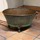 Rustic Large Metal Wash Tub Farmhouse Planter Garden Decor Galvanized Bucket, G