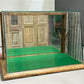 Countertop Glass Display Showcase, Vintage Oak Cabinet Base, Store Display Case
