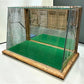 Countertop Glass Display Showcase, Vintage Oak Cabinet Base, Store Display Case