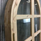 Arched French Double Door (48x80) 3 Pane Glass Door European Styled w Jamb OM9