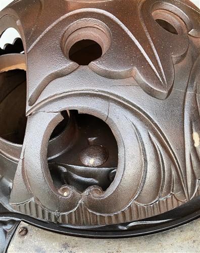 Antique Florence No. 153 Blast Air Tight Cast Iron Parlor Wood Burning Stove