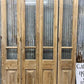 Antique French Double Doors (44x102) 3 Pane Glass, European Reclaimed G166