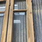 Antique French Double Doors (44x102) 3 Pane Glass, European Reclaimed G166