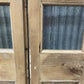 Antique French Double Doors (44x102) 3 Pane Glass, European Reclaimed G166