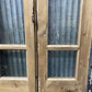 Antique French Double Doors (44x102) 3 Pane Glass, European Reclaimed G166