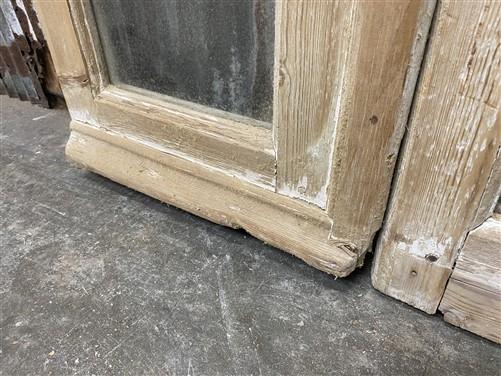 Antique French Double Doors (28x86.5) 7 Pane Glass, European Reclaimed G167