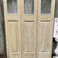 Antique French Double Doors (40x85.75) 3 Pane Glass, European Reclaimed G169