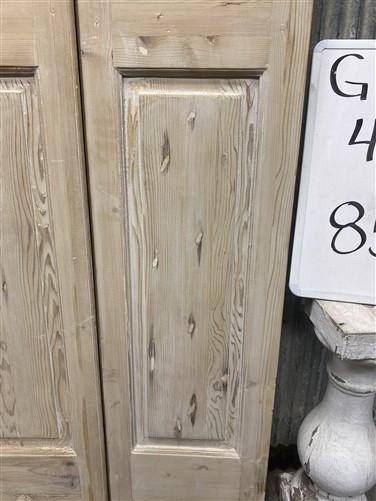 Antique French Double Doors (40x85.75) 3 Pane Glass, European Reclaimed G169
