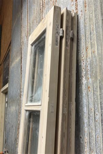 Antique French Double Doors (40x85.75) 3 Pane Glass, European Reclaimed G169