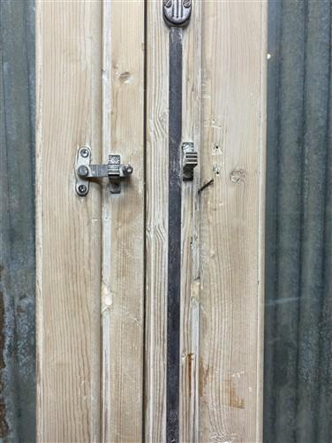 Antique French Double Doors (29x94.5) 1 Pane Glass, European Reclaimed G170