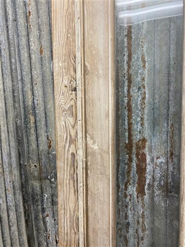 Antique French Double Doors (29x94.5) 1 Pane Glass, European Reclaimed G170