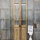 Antique French Double Doors (29x99.75) 3 Pane Glass, European Reclaimed G171