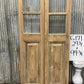 Antique French Double Doors (29x99.75) 3 Pane Glass, European Reclaimed G171