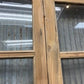 Antique French Double Doors (29x99.75) 3 Pane Glass, European Reclaimed G171