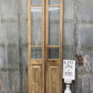 Antique French Double Doors (29.75x100) 3 Pane Glass, European Reclaimed G172