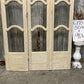 Antique French Double Doors (50x91.5) 4 Pane Glass, European Reclaimed G173