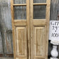 Antique French Double Doors (29.75x100) 5 Pane Glass, European Reclaimed G174