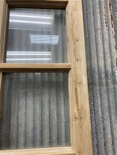 Antique French Double Doors (29.75x100) 5 Pane Glass, European Reclaimed G174