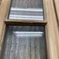 Antique French Double Doors (29.75x100) 5 Pane Glass, European Reclaimed G174