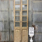 Antique French Double Doors (29.75x100) 5 Pane Glass, European Reclaimed G174