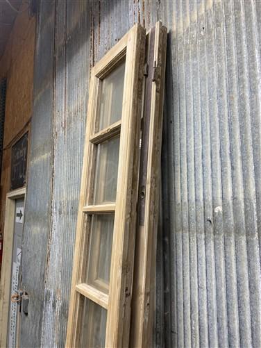 Antique French Double Doors (29.75x100) 5 Pane Glass, European Reclaimed G174