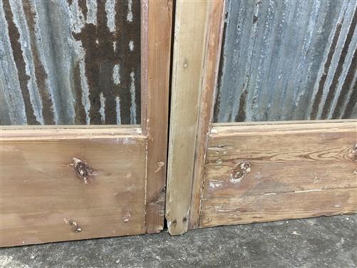 Antique French Double Doors (37.5x83) 1 Pane Glass, European Reclaimed G175