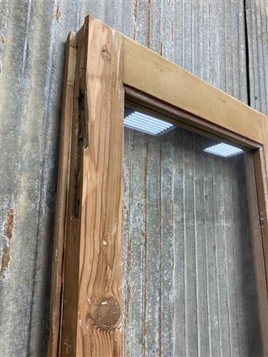 Antique French Double Doors (37.5x83) 1 Pane Glass, European Reclaimed G175