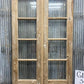 Antique French Double Doors (36.5x87) 4 Pane Glass, European Reclaimed G176