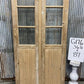 Antique French Double Doors (36.5x87) 4 Pane Glass, European Reclaimed G176