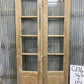 Antique French Double Doors (36.5x87) 4 Pane Glass, European Reclaimed G176