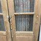 Antique French Double Doors (36.5x87) 4 Pane Glass, European Reclaimed G176