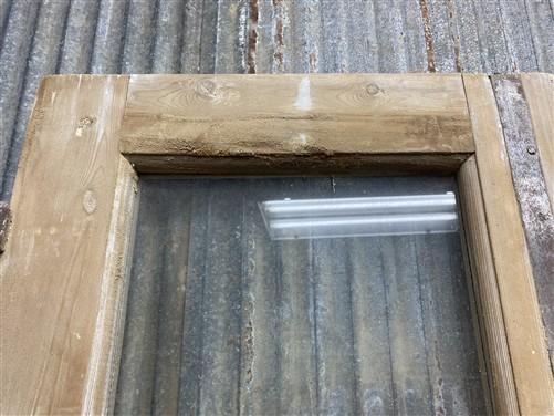 Antique French Double Doors (36.5x87) 4 Pane Glass, European Reclaimed G176